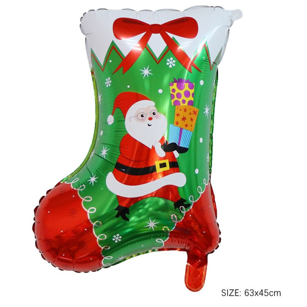 3kpl joulukalvo ilmapallo puhallettava ilmapallo CHRISTMAS Christmas Stocking