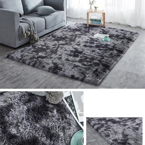 Fluffy Rugs Tæppe GRÅ 80X120CM 80X120CM grey 80X120cm-80X120cm