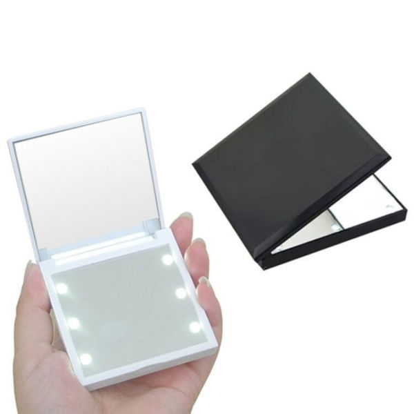 Vanity Mirror Oplyst Makeup Spejl SORT black