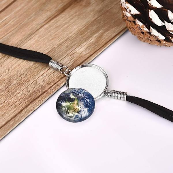 44st Armbandsramsinställningar 24st 20mm klart glas 20st