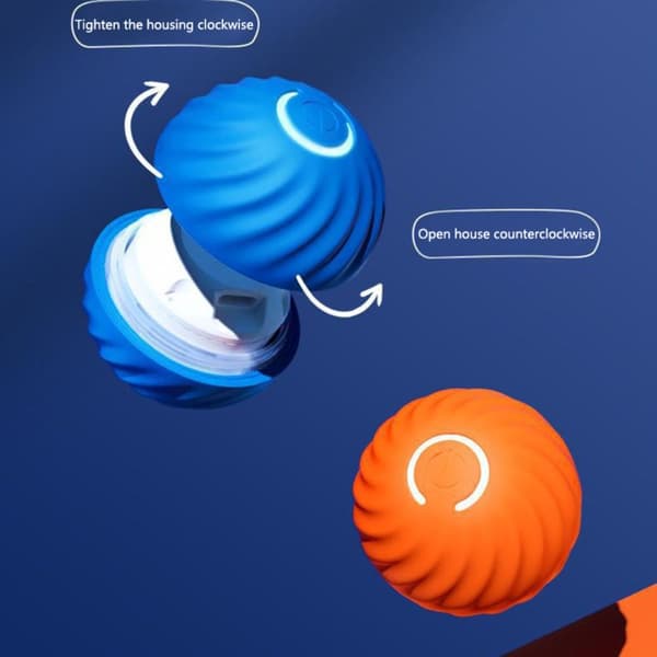 Hundleksaksboll Självgående bollar BLÅ blue