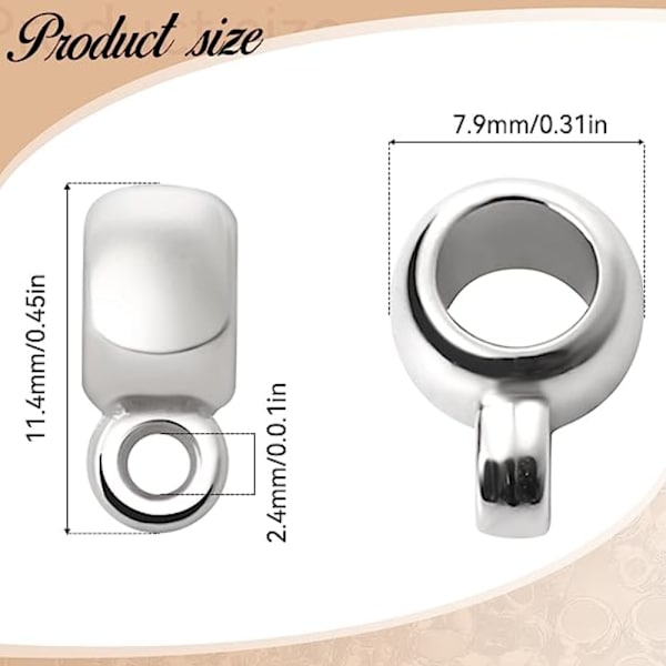 Lenker Bail Beads Spacer Beads Connector Tube Links