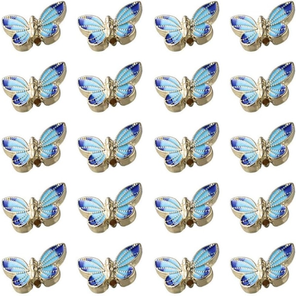 20 st Creativity Butterfly Beads 3D Animal Beads Söt