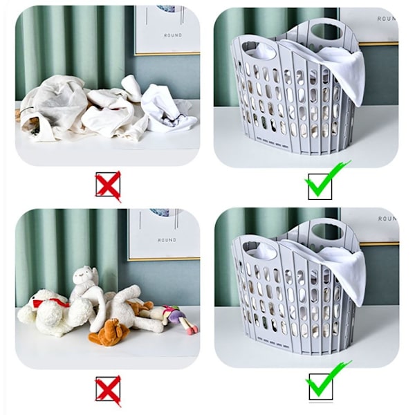 Skittentøyskurver Klesvaskkurv Plastkurv
