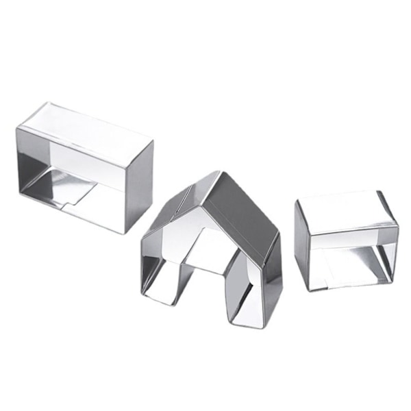 9 Stk Jul Cookie Cutter Kiks Cutter Form Sæt Cookie Silver