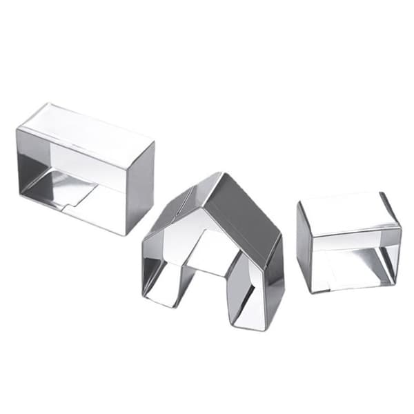 9 Styck Julkaka Cutter Kex Cutter Form Set Cookie Silver