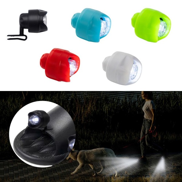1/2STK Frontlykter Til Croc Sko Charms BLÅTT BATTERI BATTERI Blue Battery-Battery