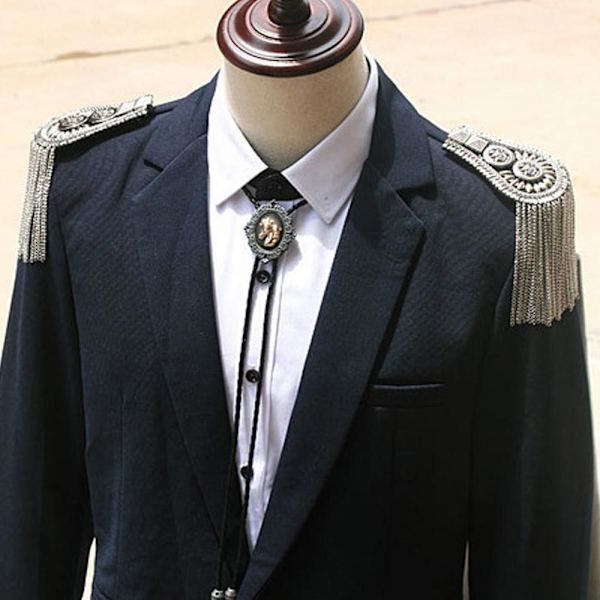 1 par broche skulderkvast Epaulette SORT 03 03 Black 03-03