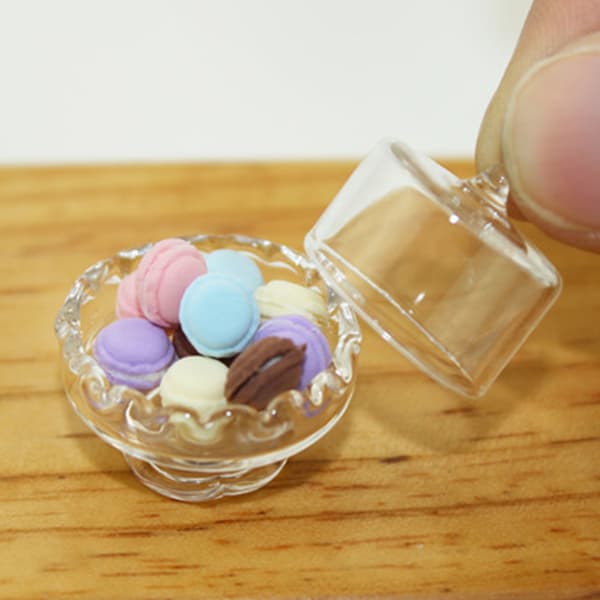 Dukkehus Dessertstativ Dim Sum Dish MACAROON 1 MACAROON 1 macaroon 1