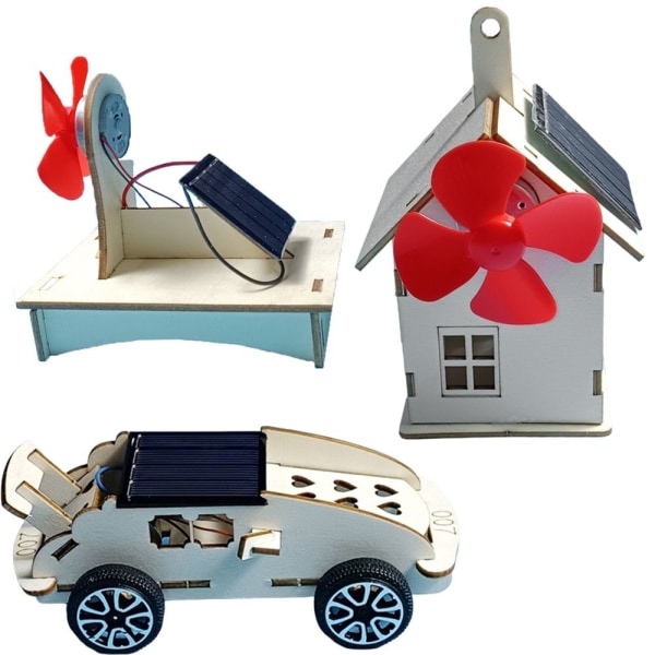 Solar Windmill Model Science Toy CAR CAR Car