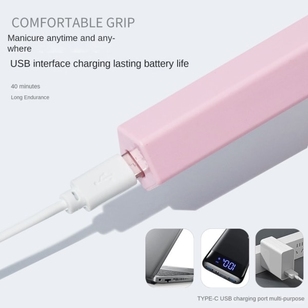 Nageltorkar Uv Led Nagellampa ROSA pink