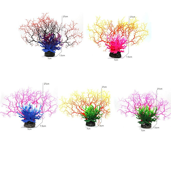 Imitation Coral Ornament Simulation Coral Tree Decoration Blue&white