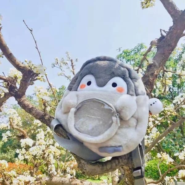 Penguin Backpack Cartoon Backpack INGEN TILBEHØR INGEN TILBEHØR no accessories