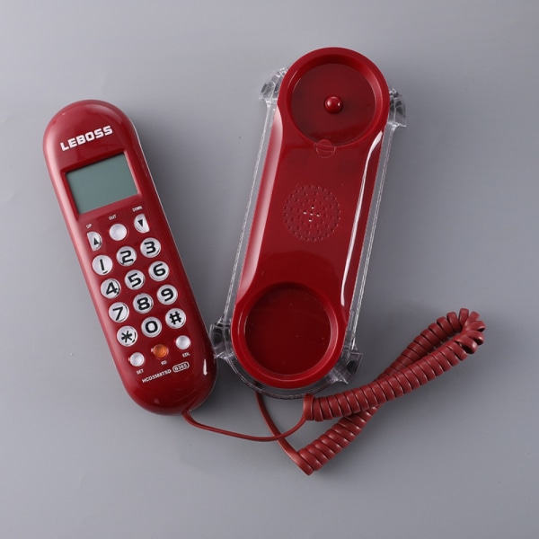 Kabelført telefon Telefon med ledning BLÅ Blue