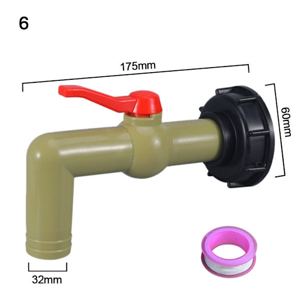 IBC Tank Adapter Coarse Thread 6 6 6