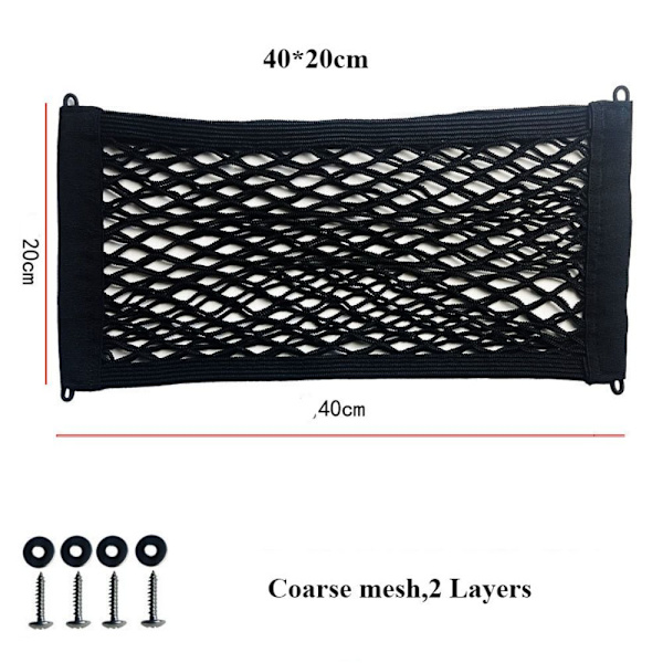 Scooter Organizer Mesh -säilytyspussi 6 6 6