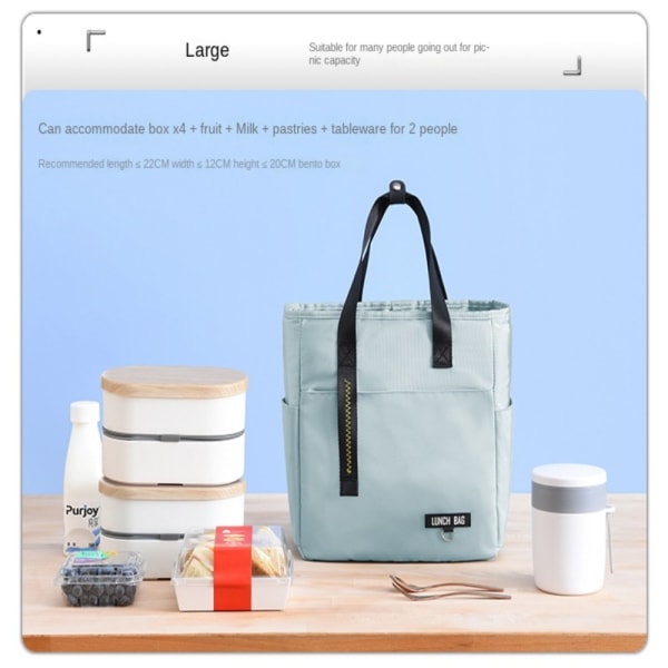 Isolerad Lunchbox Thermal Bag BLÅ LITEN Blue Small