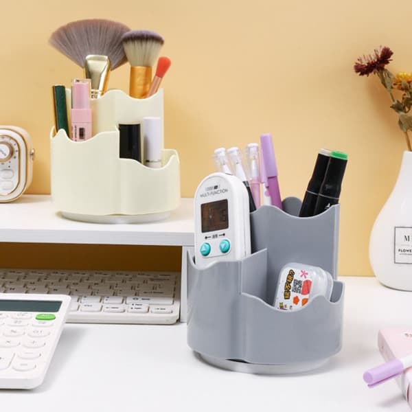 Penneholder Makeup Brush Holder HVIT White
