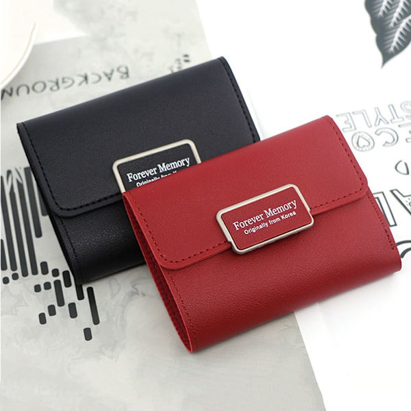 Liten lommebok myntpung ROSE RED Rose Red