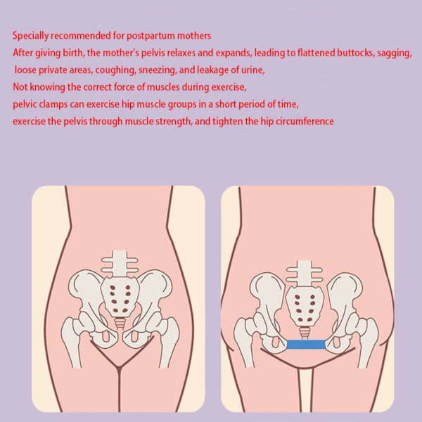 Hip Trainer Bäckenbottentränare ROSA Pink