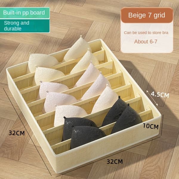 Undertøj Opbevaringsboks Bukser Klassificering Skuffe LYS GRÅ light grey 7Grids-7Grids