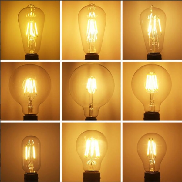Vintage Retro Bulb Filament 4W-G80 4W-G80 4W-G80