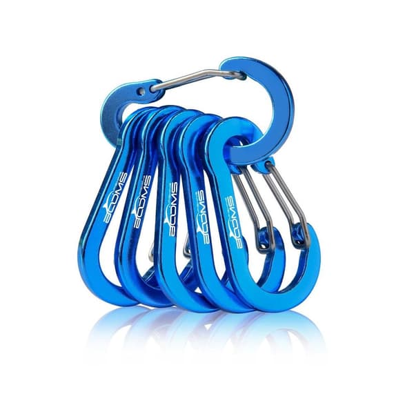 5st Outdoor Camping Nyckelring D-Ring Nyckelring SILVER Silver