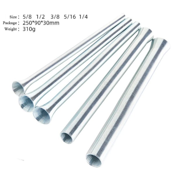 5st Tube Bender Kit Spring Tubing Benders Silver