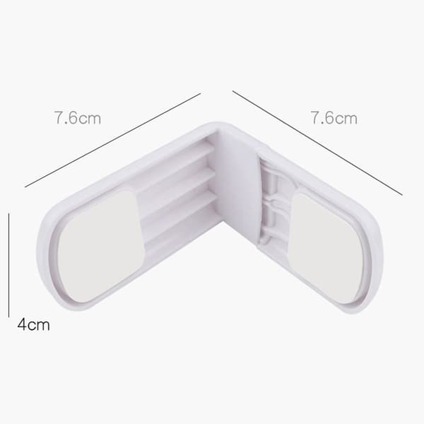 3st Säkerhetslåda Lås Skåpsspänne VIT 3ST 3ST white 3pcs-3pcs