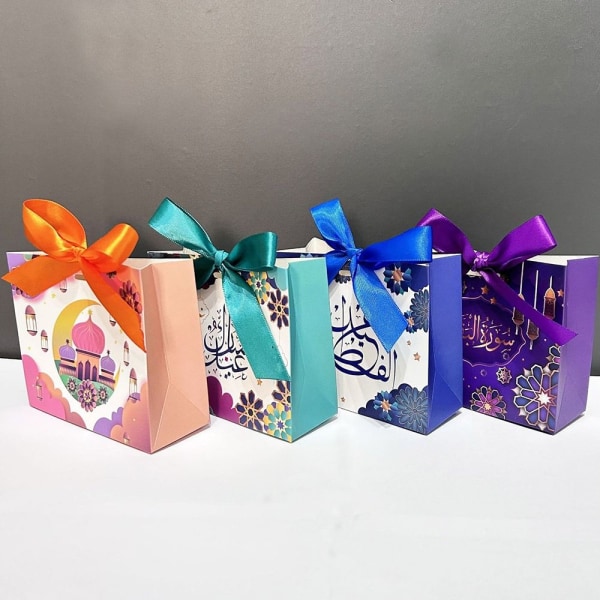 10 kpl Eid Mubarak Candy Box PURPLE Purple
