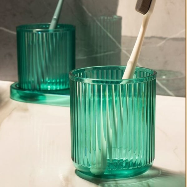 Hammasharjakuppi Gargle Cup GREEN 2KPL JA PERUS 2KPL JA PERUS green 2pcs and base-2pcs and base