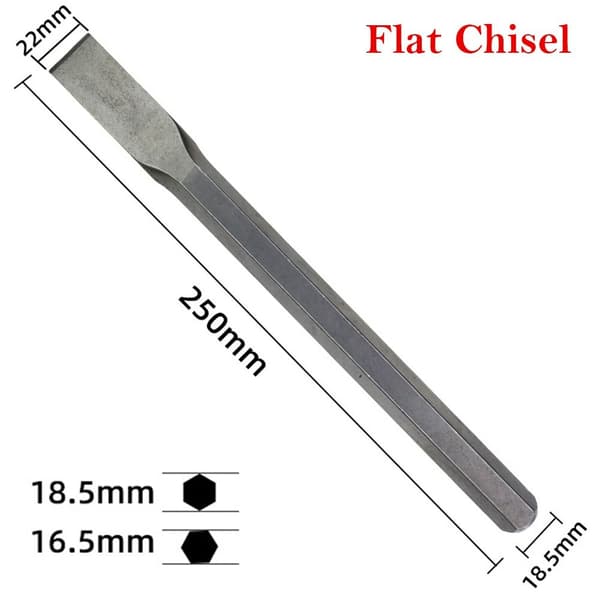 Flat meisel Spiss meisel FLAT MEISEL FLAT MEISEL Flat Chisel