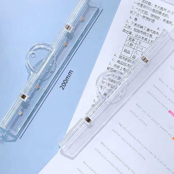 2 stk Magnetisk mappe papirklips billettklemme
