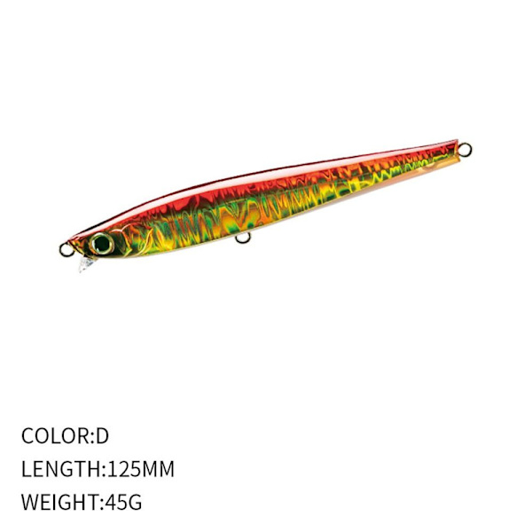 synkende Minnow Baits fiskekroker D D D