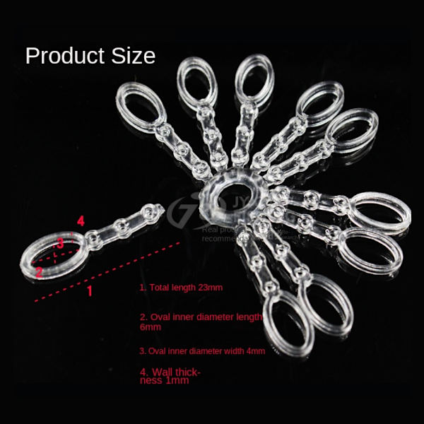 PE Pellet Bait Bands Oval agn loop Baitbands