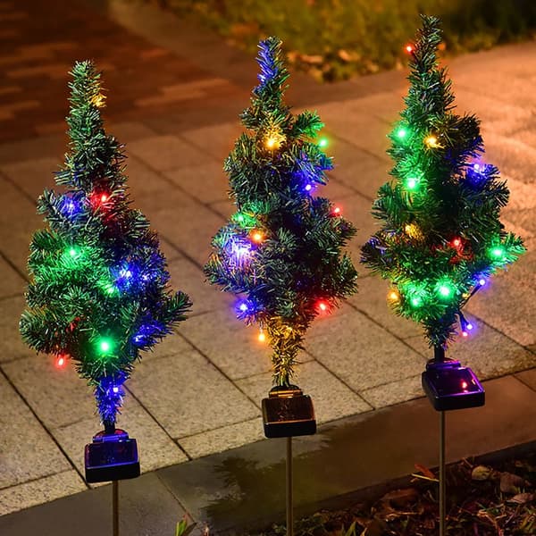 Solar Juletræ Jule LED Lys Træ Juletræ