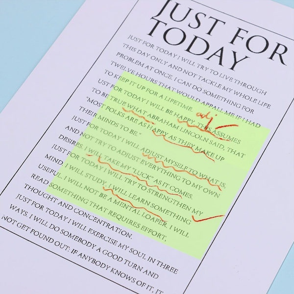 250 ark Memo Pad Transparent Sticky Notes Anteckningsblock