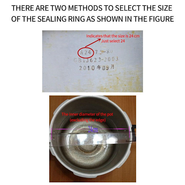 Painekattilan tiivisterengas Kirkas tiiviste 24cm 24cm