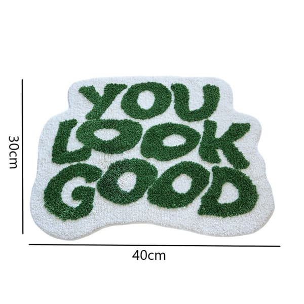 Bademåtte Fodtæppe SORT black