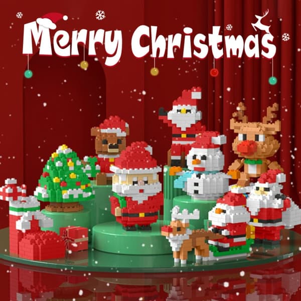 Santa Claus Building Blocks Action Figures Model 2 2 2