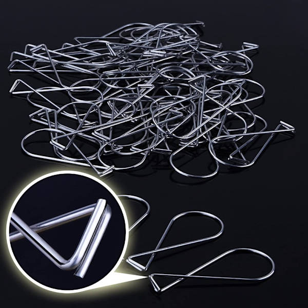 200 STK Loftflisekroge T-bar Clips Drop Clips Clips