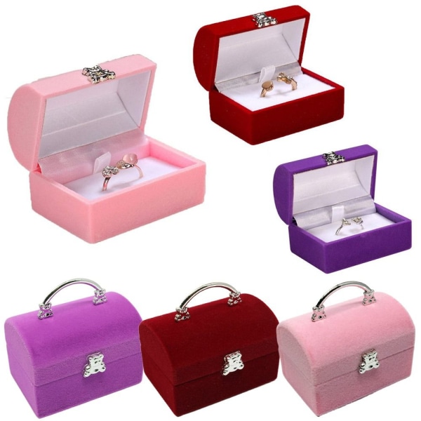 Korulaatikko Ring Box VILLA Purple