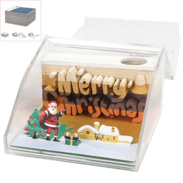 3D Art Notesblok DIY Paper Carving Notesblok STYLE 3 STYLE 3 Style 3