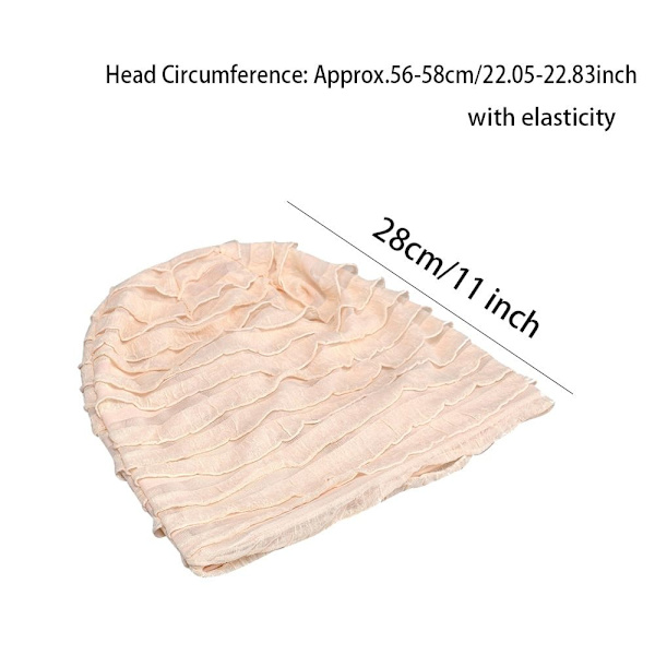 Turbanhatt Muslimska hijabs BEIGE SOMMAR SOMMAR beige summer-summer