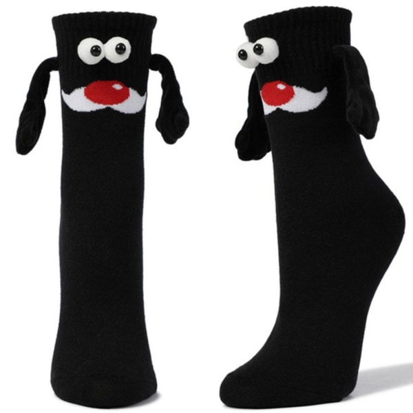 Sjovt par holder sokker i hænderne Sok SORT SORT Black