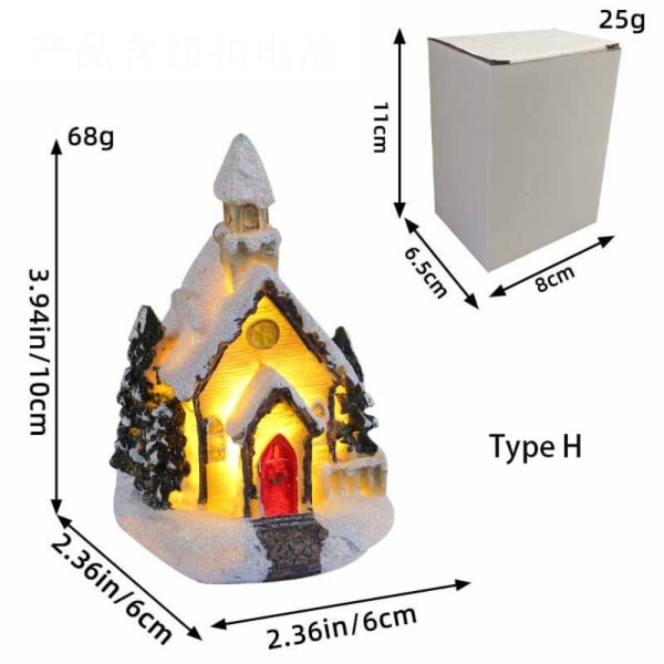 Mini House Miniatyr julprydnader H H H