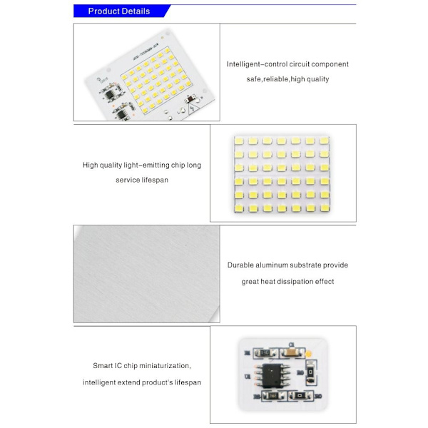 LED Chip Flood Light Beads HVID 100W 100W white 100W-100W