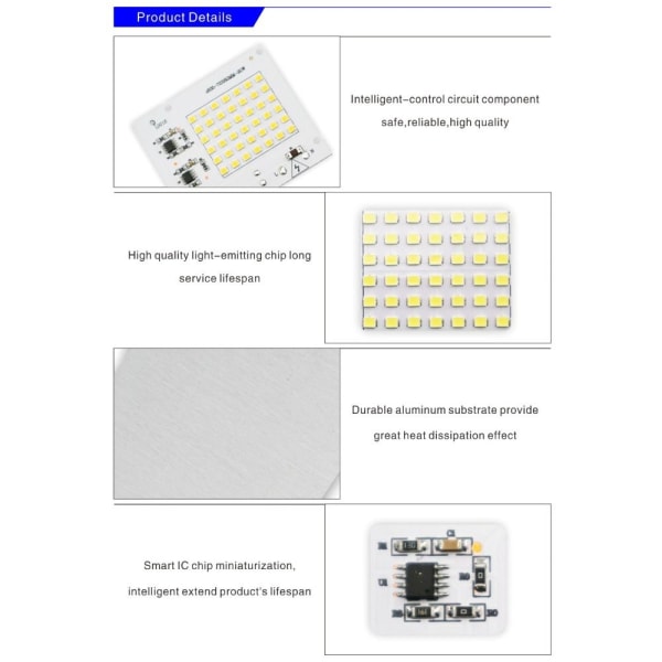 LED Chip Flood Light Beads VIT 100W 100W white 100W-100W