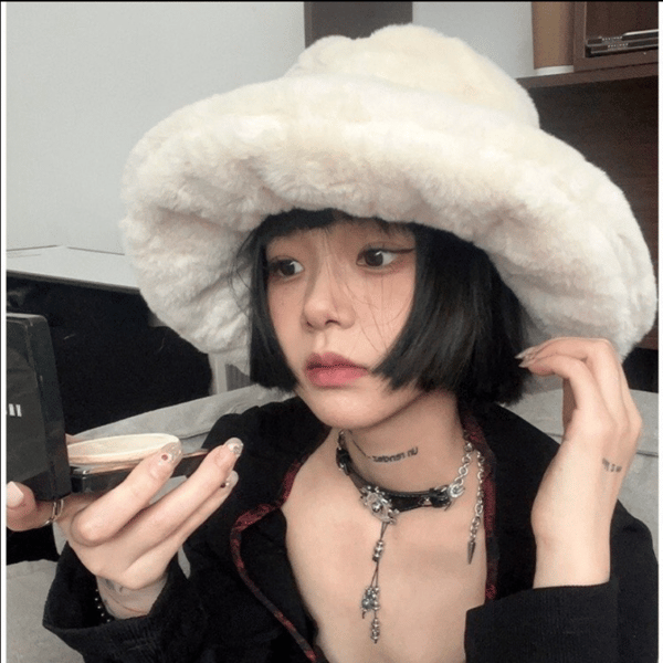 Bucket Hat Vinterhatt LILA purple