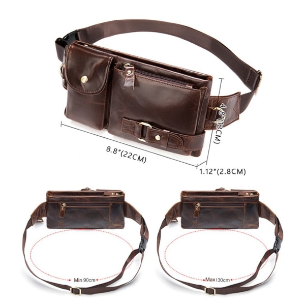 Aito nahka Fanny Pack 03 03 03